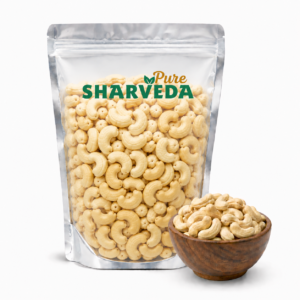 sharveda pure premium whole cashews (kaju)