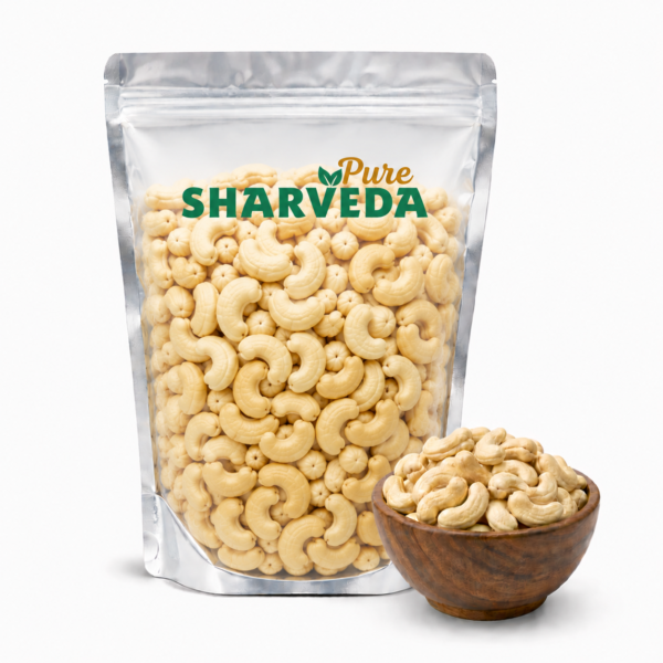 sharveda pure premium whole cashews (kaju)