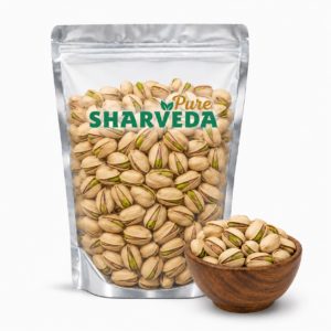 sharveda pure premium roasted & salted pistachios (pista)